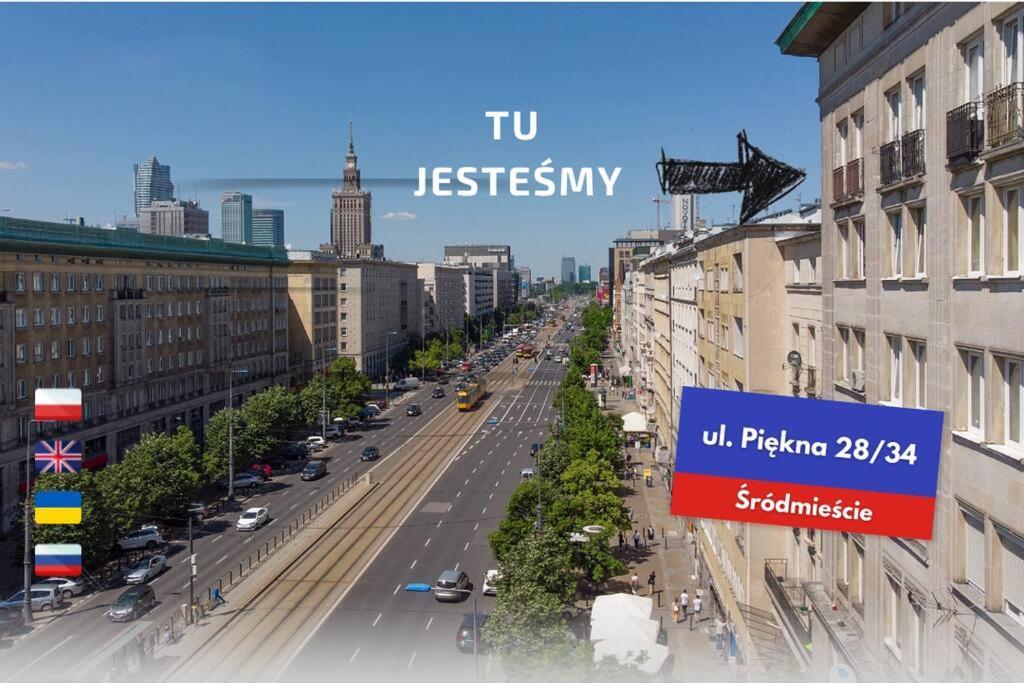 Ferienwohnung Lux Apartament W Centrum, Plac Konstytucji, Klimatyzacja, Widokowy Warschau Exterior foto